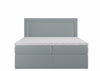 Pat rabatabil cu lada de depozitare, tapitat cu stofa Annecy Boxspring Velvet Urban Grey, topper Visco inclus, 200 x 160 cm (5)