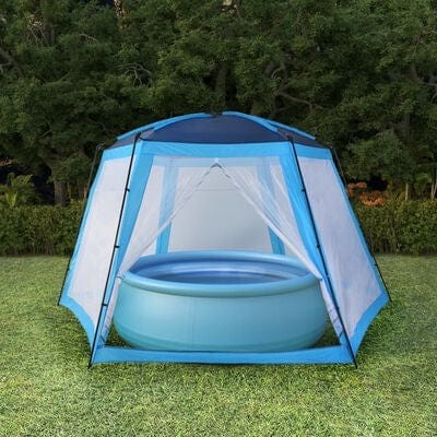 Pavilion pentru piscina, Sky Big Albastru, L660xl580xH250 cm (1)