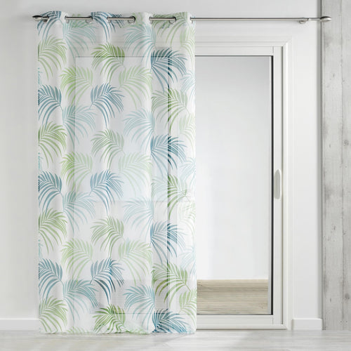 Perdea Blue Vegetal Alb, 140 x 240 cm