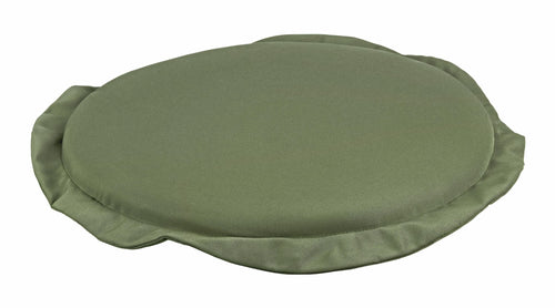 Perna de sezut decorativa cu husa detasabila, Royal Round Verde Olive, Ø42xH3 cm