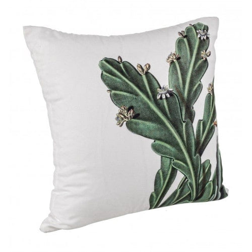 Perna decorativa Thar Alb / Verde, L45xl45 cm