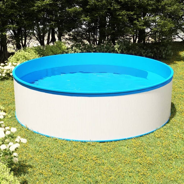 Piscina cu valuri, Splasher Albastru / Alb, Ø350xH90 cm