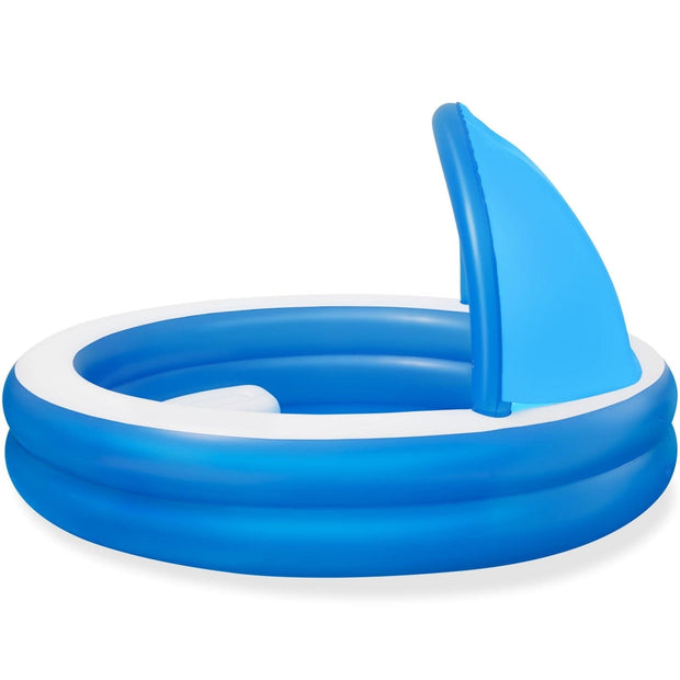 Piscina gonflabila cu parasolar, Bestway Summer Days Family Albastru, Ø241xH140 cm (4)