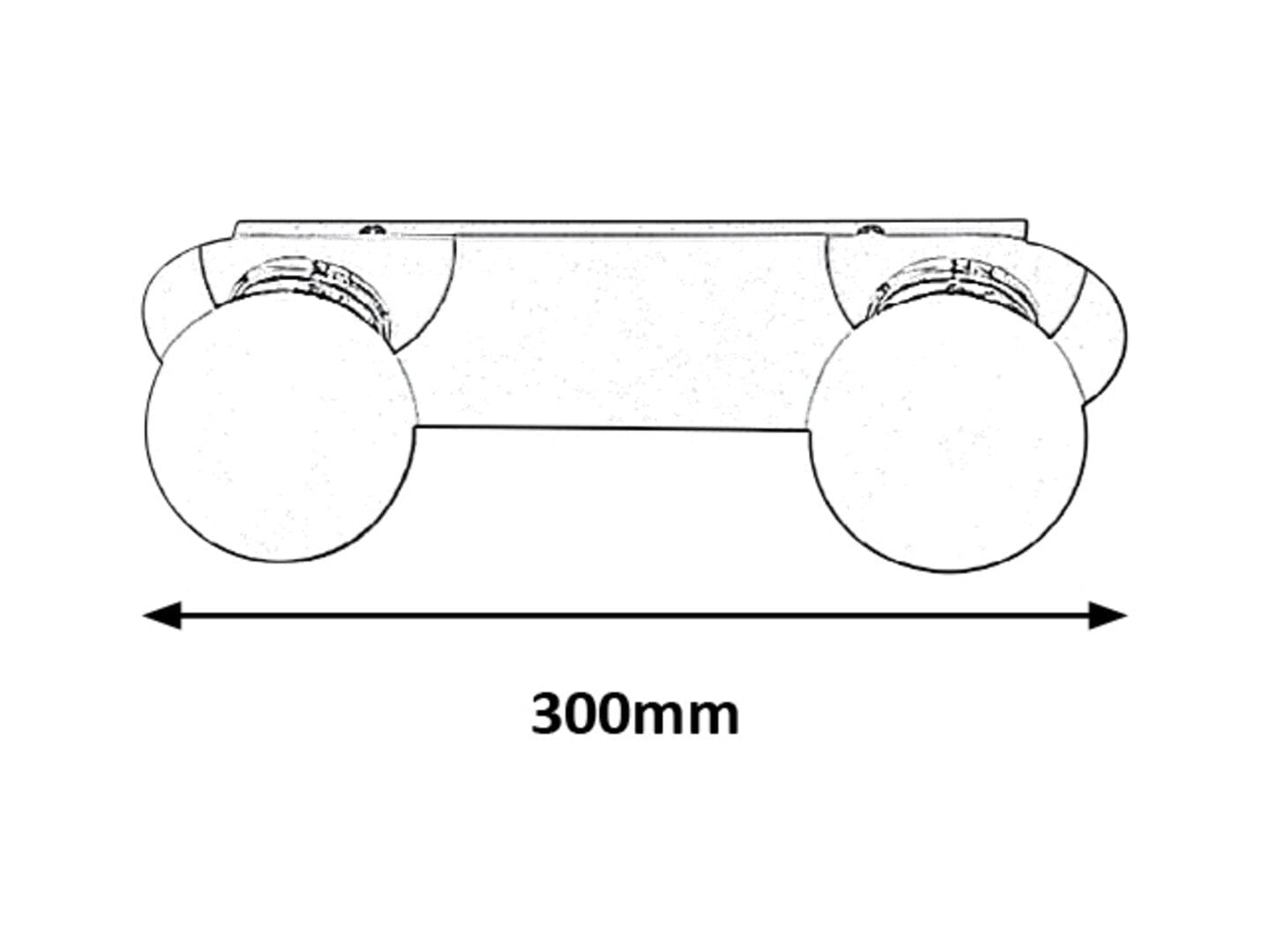 RabaLux Plafoniera Becca 2111 Crom / Alb