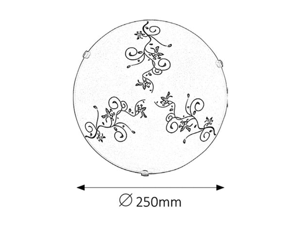 Plafoniera Bloomy 1847 Alb (2)