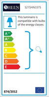 Asir Plafoniera Daisy 146-AV3 Auriu / Alb