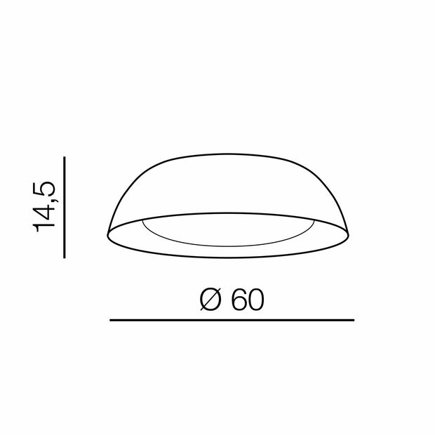 Plafoniera Lenox Top 60 Negru / Cupru, AZ3146 (4)