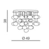 Plafoniera Luvia Crom, AZ2541 (4)