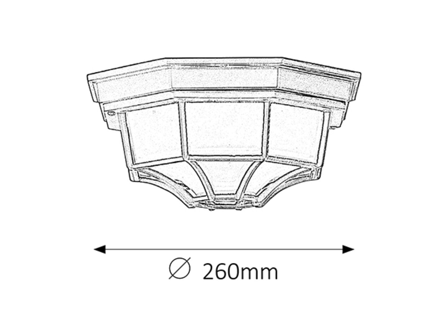 Plafoniera Milano 8346 Negru (2)