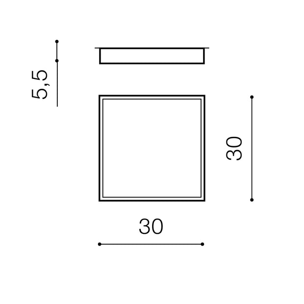 Plafoniera Monza II S Smart 30 Alb, AZ3268 (2)