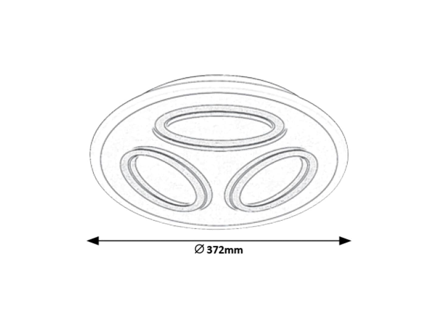 Plafoniera Rochelle 6708 Alb (3)