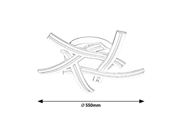 Plafoniera Tulio 5890 Alb (5)