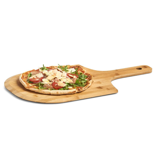 Platou din bambus pentru servire pizza, Bamboo Natural, L53,5xl30,5xH1,2 cm