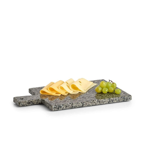 Platou servire din granit, Modern Square Gri / Negru, L30xl18xH1 cm