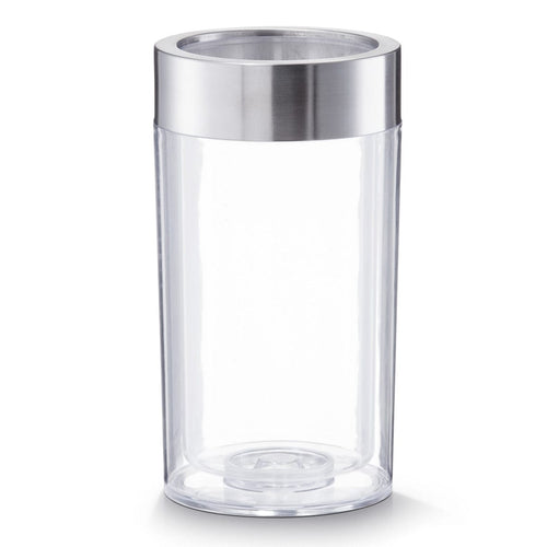 Racitor de vin, plastic si inox, Transparent Ø 12xH22,5 cm