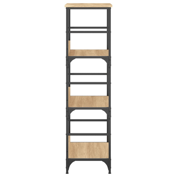 Raft din lemn, Loggia 129 Stejar Sonoma, l50xA33xH117,5 cm (4)