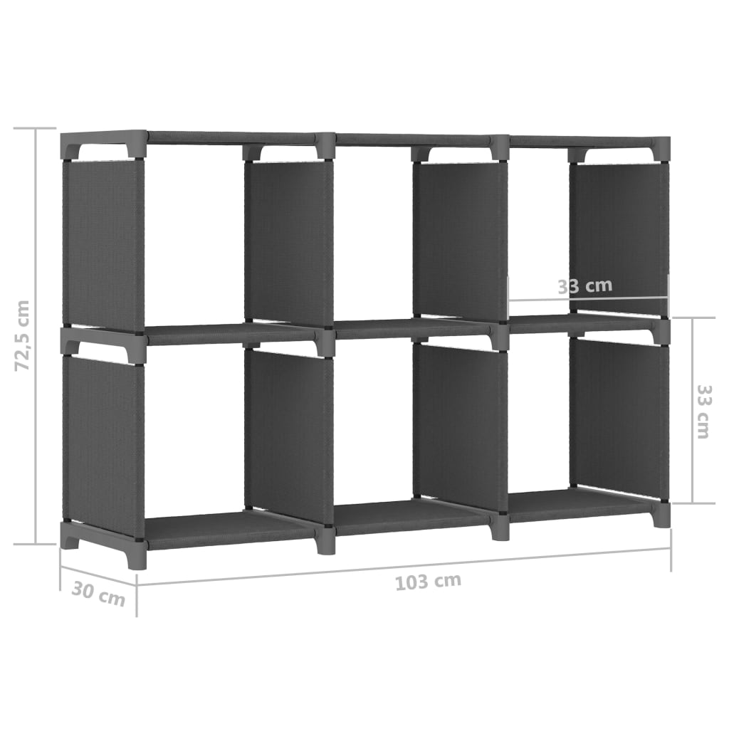 Raft din metal, Loggia 163 Gri, l103xA30xH72,5 cm (6)