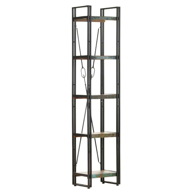 Raft din metal si lemn, Loggia 111 Natural, l40xA30xH180 cm (5)