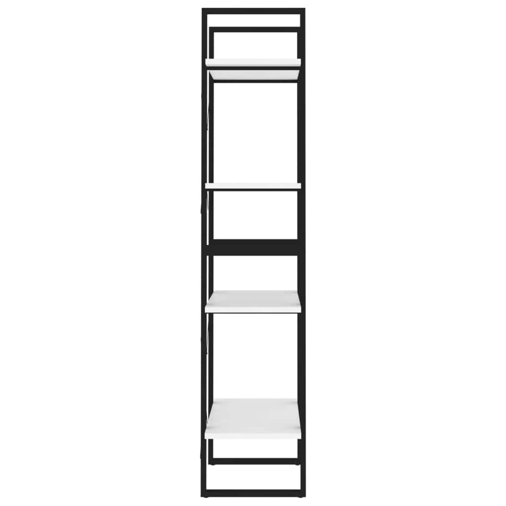 Raft din metal si pal, Loggia 217 Alb, l60xA30xH140 cm (5)