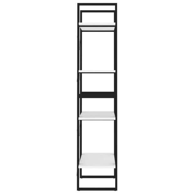 Raft din metal si pal, Loggia 217 Alb, l60xA30xH140 cm (5)