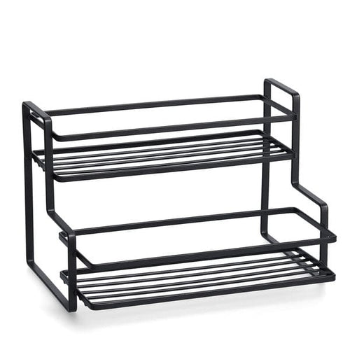 Zeller Raft organizator pentru bucatarie, din metal, Rack Negru, l26xA20xH17 cm