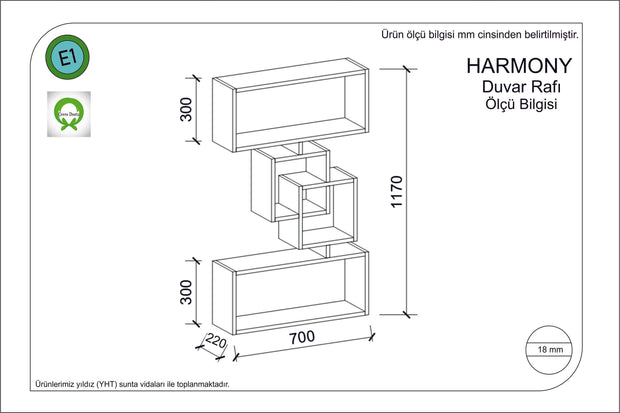 Oyo Raft suspendat din pal, Harmony Maro, l70xA22xH117 cm