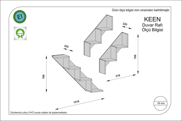 Oyo Raft suspendat din pal, Keen Alb, l101,8xA22xH76,8 cm