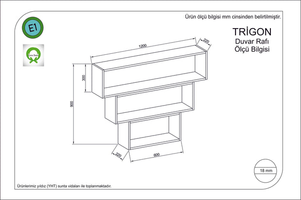 Oyo Raft suspendat din pal, Trigon Alb, l120xA22xH90 cm