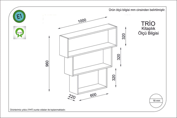 Oyo Raft suspendat din pal, Trio Rosu, l100xA22xH96 cm