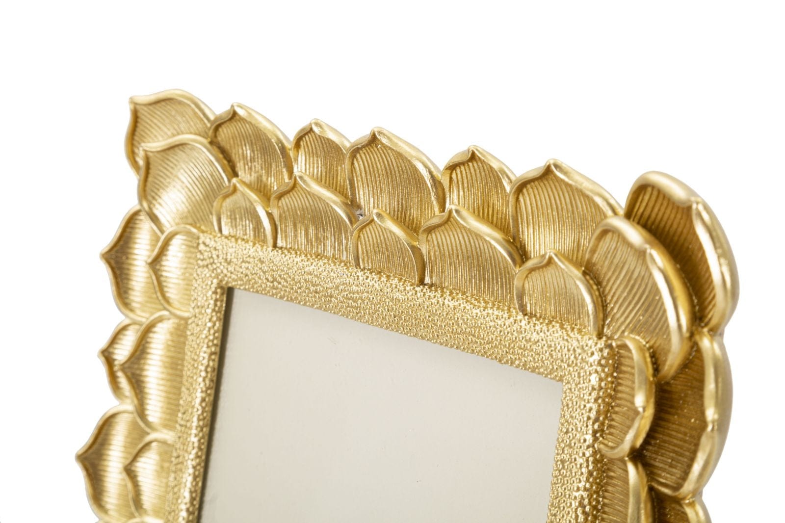 Rama foto decorativa din polirasina Petal Small Auriu, 25 x 30 cm (4)