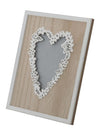 Rama foto decorativa din MDF si lemn Laugh Love Natural, 17,5 x 22,8 cm (2)