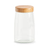 Recipient pentru depozitare cu capac, din sticla, Bamboo Large Natural, 1600 ml, Ø12,5xH20,5 cm