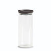 Recipient pentru depozitare cu capac etans, din sticla, Classic Tall Transparent / Negru, 1250 ml, Ø10,3xH23,6 cm