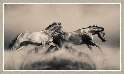 Tablou 2 piese Framed Art Running Horses (1)