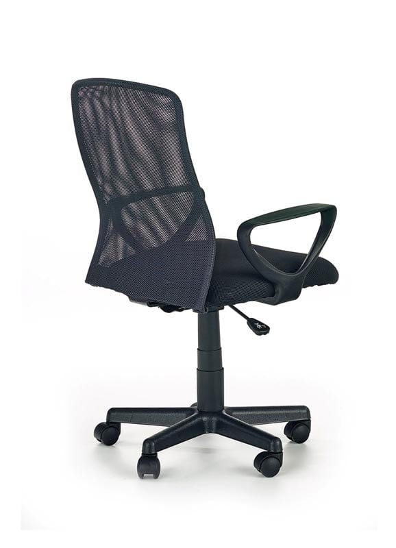 Halmar Scaun de birou ergonomic tapitat cu stofa, Alec Negru / Gri, l57xA51xH87-99 cm