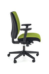 Halmar Scaun de birou ergonomic tapitat cu stofa, Pontus Verde / Negru, l68xA65xH93-108 cm