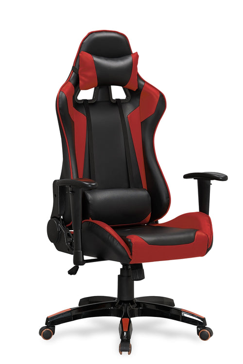 Halmar Scaun gaming, tapitat cu piele ecologica Damarius Negru / Rosu, l68xA69xH126-134 cm