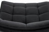 Scaun tapitat cu stofa si picioare metalice, Kai-332 Velvet Negru, l46xA61xH84 cm (7)