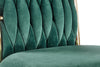 Scaun tapitat cu stofa si picioare metalice Kai-436 Velvet Verde Inchis / Auriu, l48xA55xH94 cm (11)