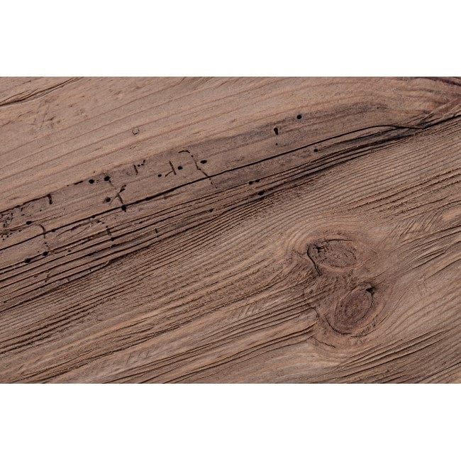 Scaun de bar din lemn de pin reciclat Ellison Natural, Ø40xH70 cm (3)