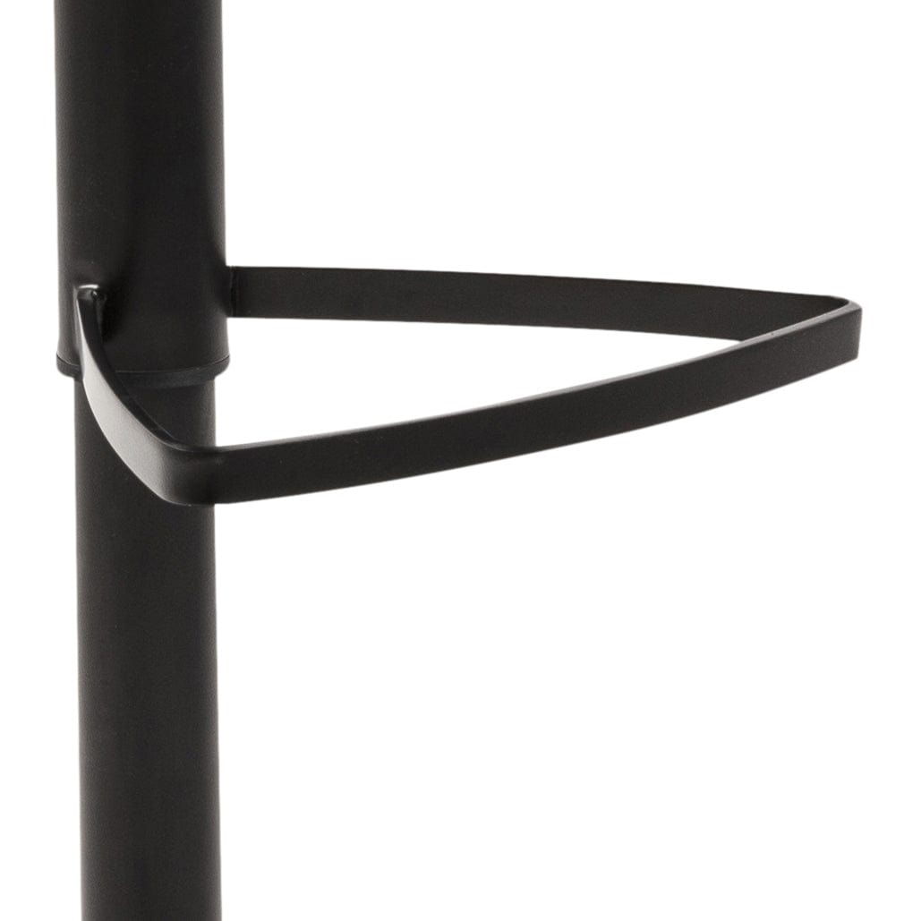 Scaun de bar tapitat cu stofa si picior metalic, Avanja New Antracit / Negru, l43xA51xH107,5 cm (8)