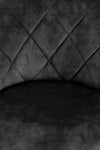 Scaun de bar tapitat cu stofa si picior metalic, Hoku-101 Velvet Negru, l47xA45xH84-106 cm (8)