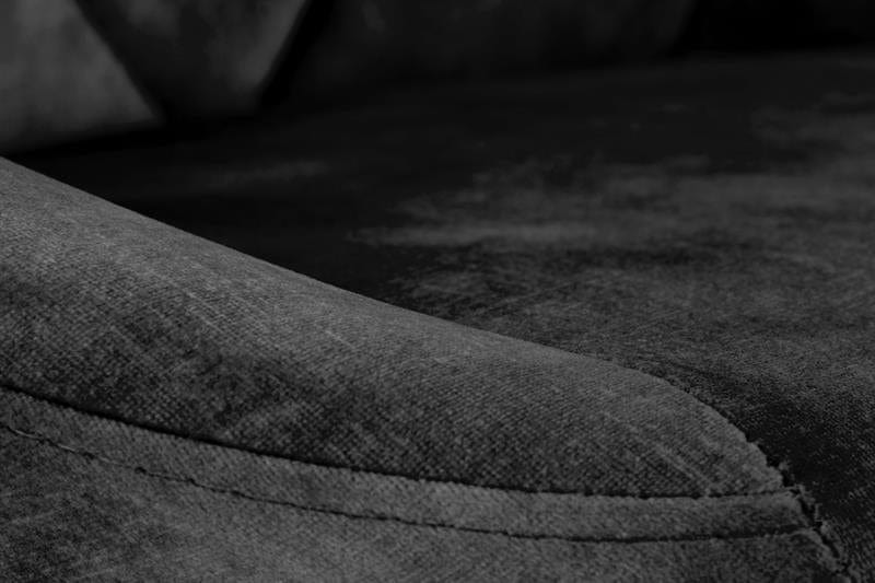 Scaun de bar tapitat cu stofa si picior metalic, Hoku-101 Velvet Negru, l47xA45xH84-106 cm (7)