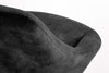 Scaun de bar tapitat cu stofa si picior metalic, Hoku-102 Velvet Negru, l53xA48xH78-100 cm (4)