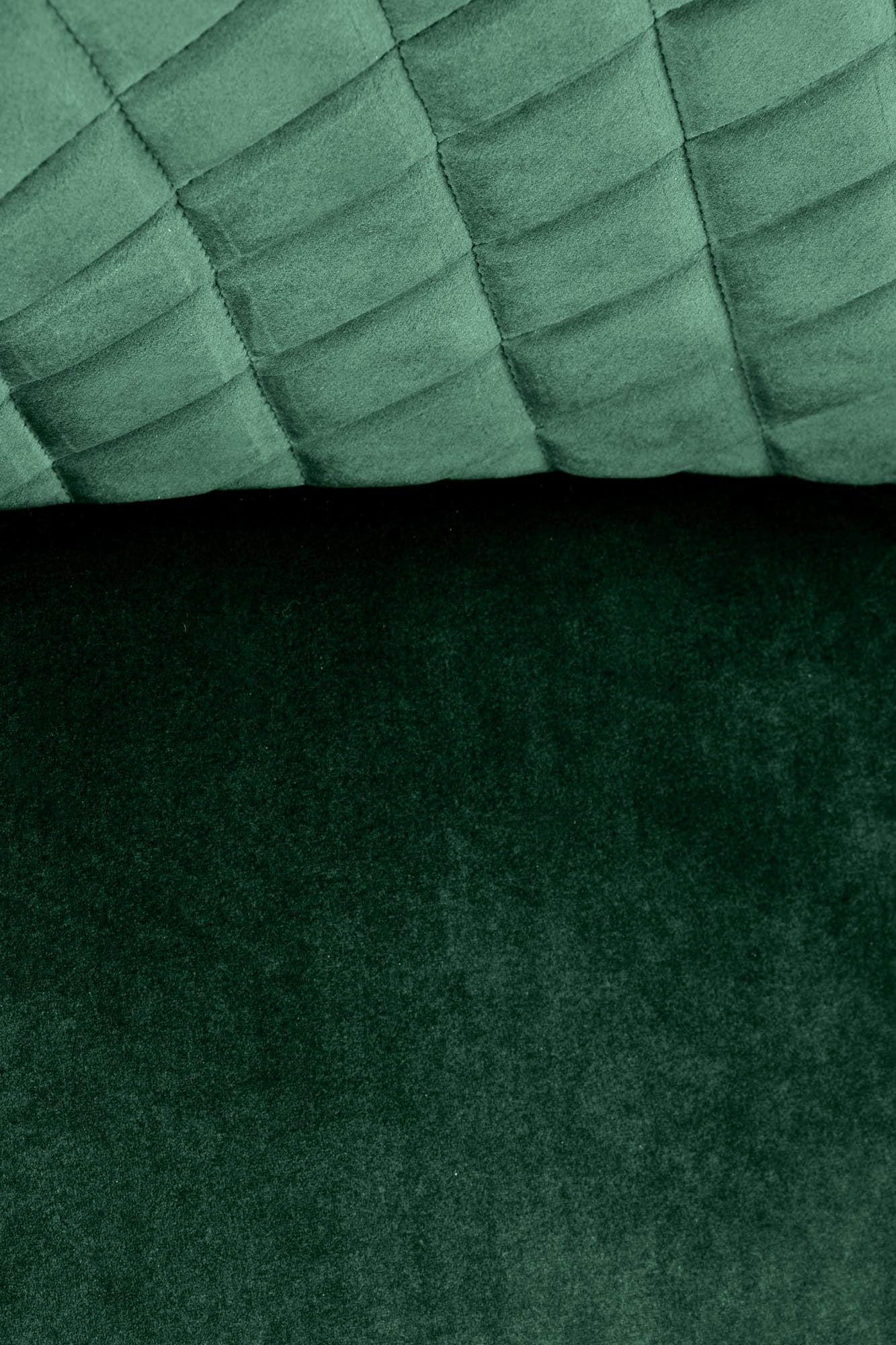 Scaun de bar tapitat cu stofa si picior metalic, Hoku-103 Velvet Verde Inchis / Negru, l55xA55xH92-114 cm (5)