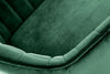 Scaun de bar tapitat cu stofa si picior metalic, Hoku-103 Velvet Verde Inchis / Negru, l55xA55xH92-114 cm (6)