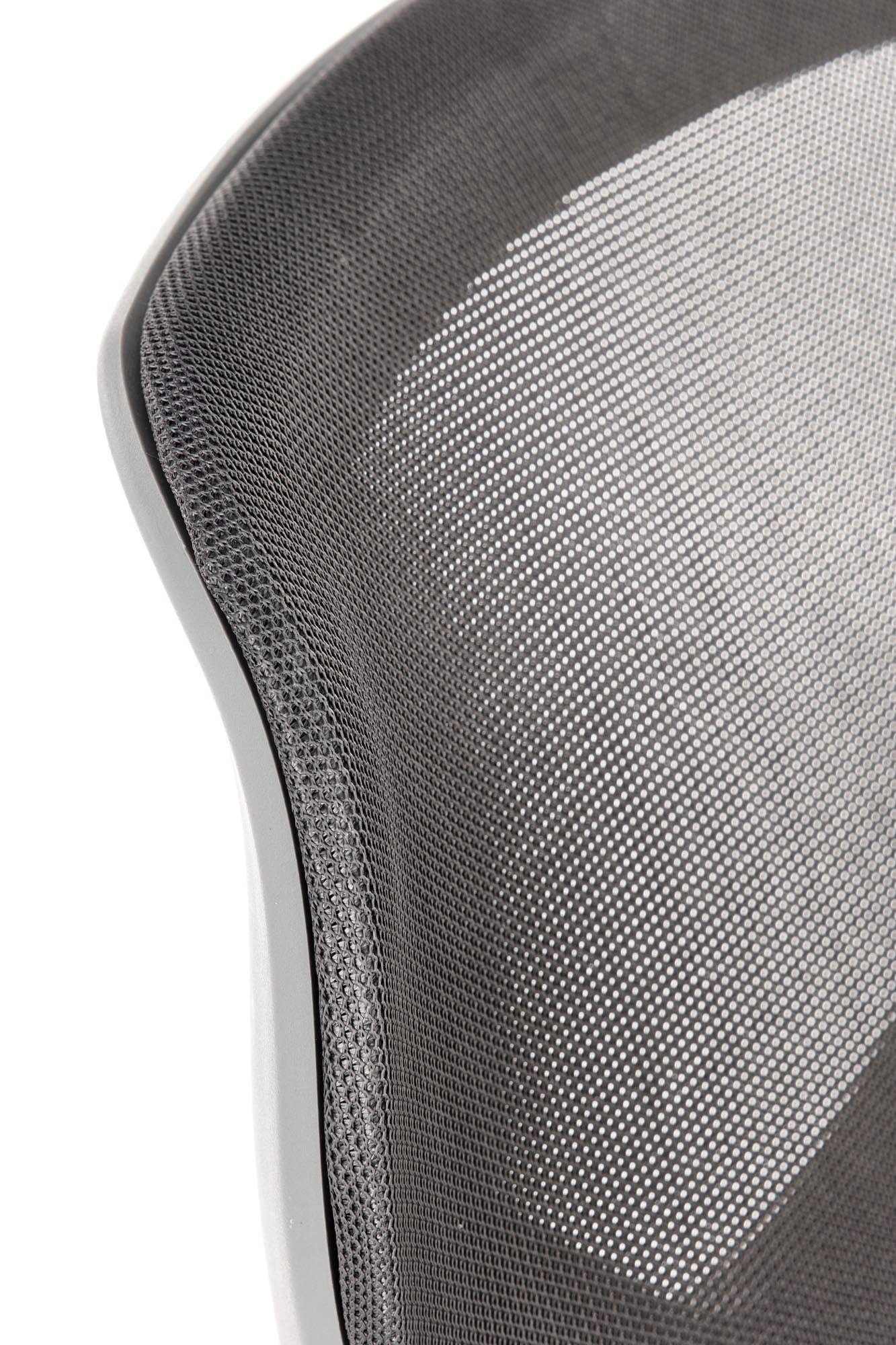 Scaun de birou ergonomic tapitat cu stofa, Salazar Gri, l61xA67xH104-114 cm (6)
