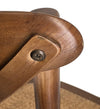 Scaun din lemn si sezut din ratan, Paris Plus Stejar, l50xA43xH90 cm (5)