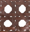 Scaun din lemn si sezut din piele ecologica Tetuan Braided Maro, l55xA50xH75 cm (5)