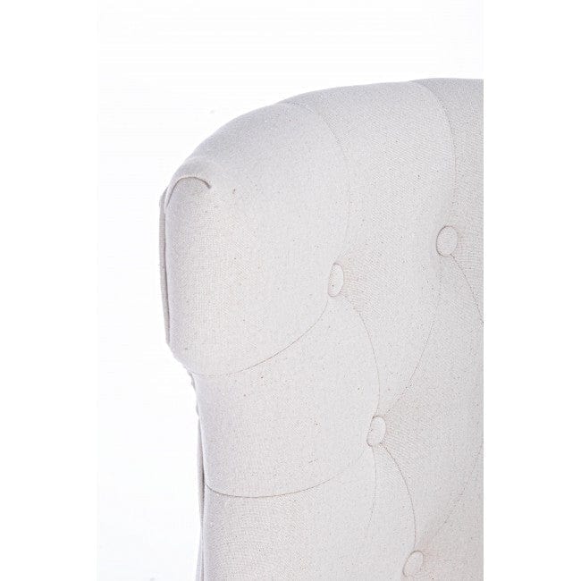 Scaun tapitat cu stofa, cu picioare din lemn Azelia Natural, l55xA52xH92 cm (5)